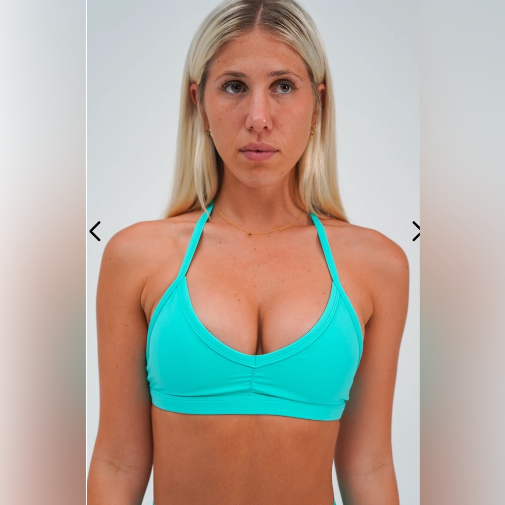 KEEPTHATPUMP - DEFINE BRA - AQUA - Size Small - KTP